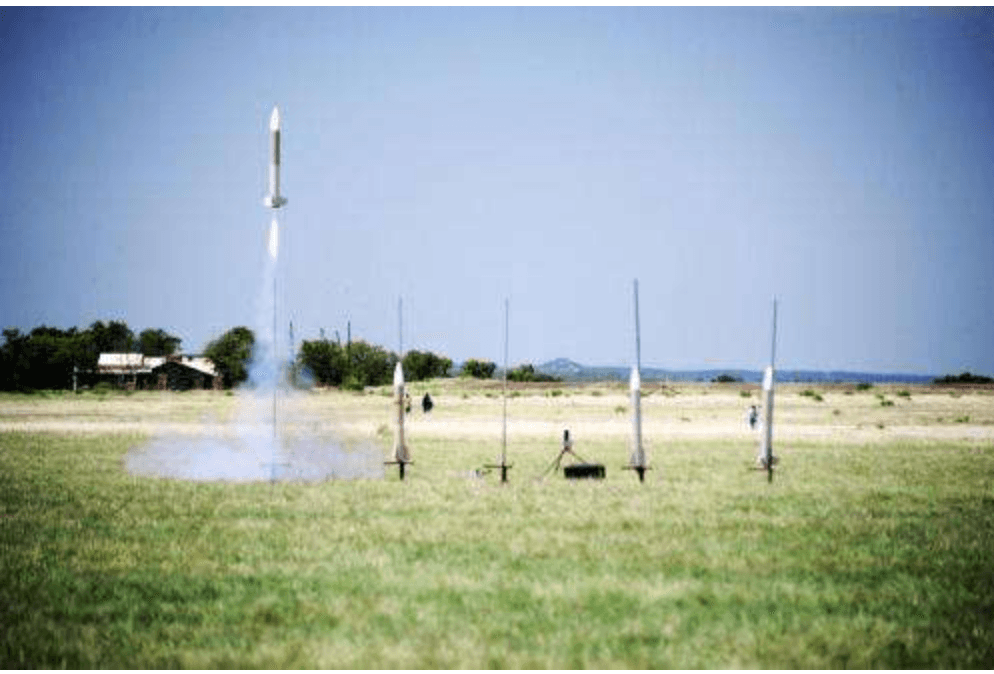 NASA CanSat rocket launch